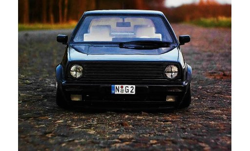 Volkswagen Golf GTI 1/18 Ottomobile 16S noire jantes 17 pouces mercedes miniature