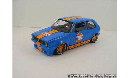 Volkswagen Golf GTI 1/18 Solido gulf bleue miniature