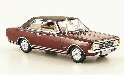 Opel Commodore A 1/43 Minichamps rouge noire 1968 miniature