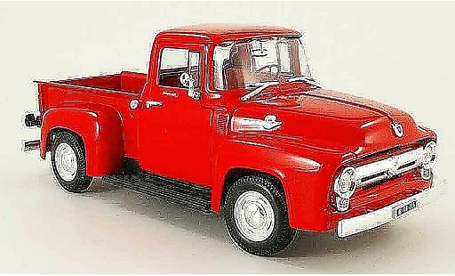 Ford F-100 Pickup 1/18 Welly 00 pick up rouge 1956 miniature