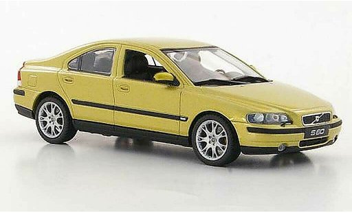 Volvo S60 Base 1/43 Minichamps gold miniature