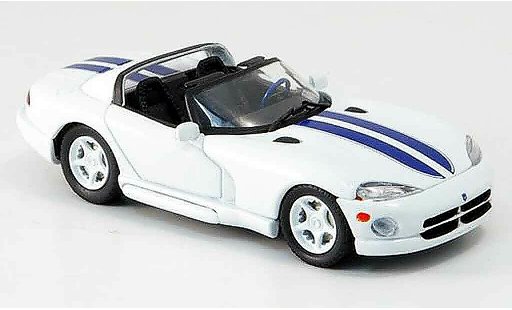 Dodge Viper RT 10 1/43 Eagle blanche avec bleuen bandes 1996 miniature