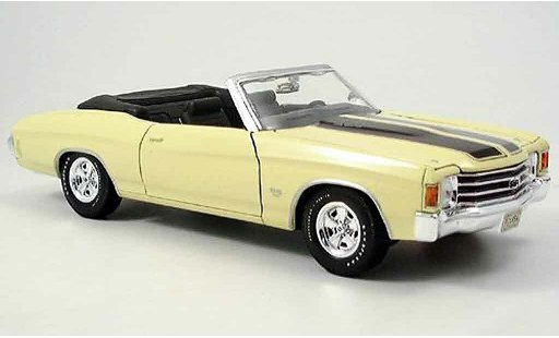 Chevrolet Chevelle SS 1/18 Maisto 1972 SS454 jaune miniature