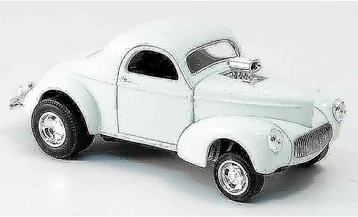 Willys Coupe 1941 1/43 Eagle blanche Strassenversion miniature
