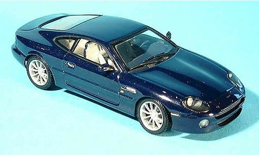 Aston Martin DB7 vantage 1/43 Autoart bleu miniature