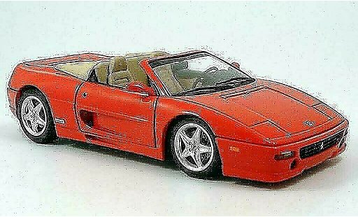 Ferrari F355 Spider 1/18 Hot Wheels rouge 1995 miniature