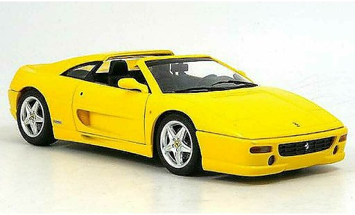 Ferrari F355 Berlinetta 1/18 Hot Wheels gts jaune 1995 miniature
