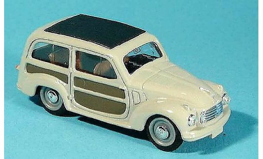 Fiat 500 C 1/43 Brumm Belvedere grise 1951 miniature