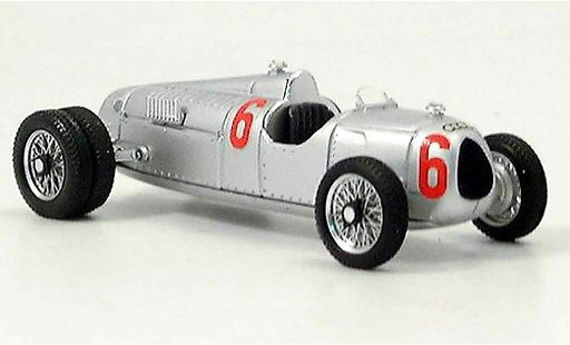 Auto Union Typ C course 1/43 Brumm 12 cil. Route gemellate 1936 miniature