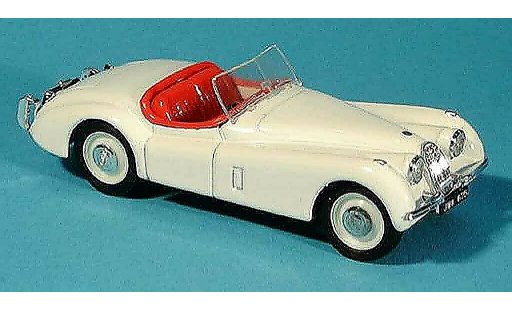 Jaguar XK 120 1/43 Brumm spider blanche ouvert 1948 miniature
