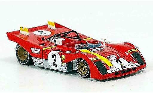 Ferrari 312 PB 1/43 Brumm no.2 ickx andretti 6 std. daytona 1972 miniature