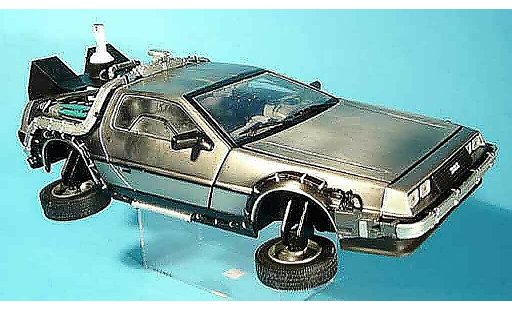 De Lorean futur II Time Machine 1/18 Sun Star dmc-12 retour vers le futur miniature