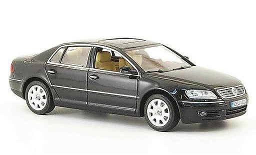 Volkswagen Phaeton Base 1/43 Minichamps noire 2002 miniature