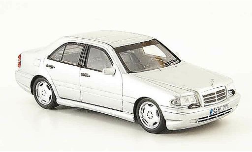 Mercedes Classe C AMG 1/43 Spark C43 (W202) grise metallisee miniature
