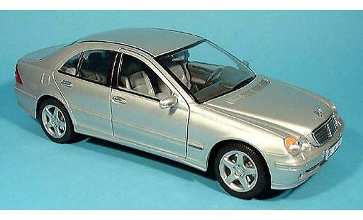 Mercedes Classe C Base 1/18 Welly grise 2001 miniature