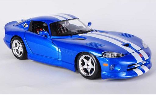 Dodge Viper GTS 1/18 Burago Coupe bleu 1996 miniature