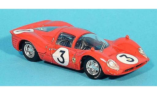 Ferrari 330 P4 1/43 Brumm no.3 l.bandini vainqueur 1000km monza 1967 miniature