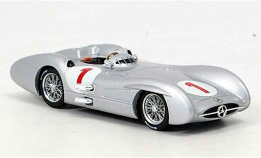 Mercedes W 196 Base 1/43 Brumm C No.1 J.M.Fangio GP Grande-Bretagne 1954 miniature