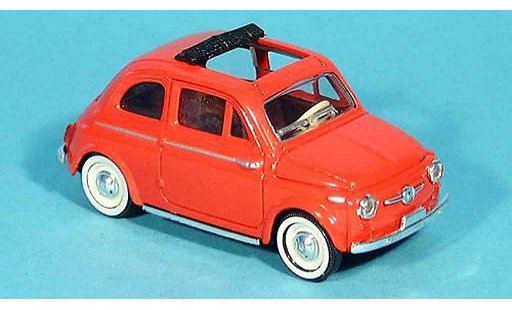 Fiat 500 R 1/43 Solido rouge ouvert 1957 miniature