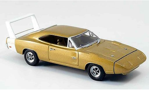 Dodge Charger 1969 1/43 Eagle Daytona or avec blancheem Heckspoiler miniature