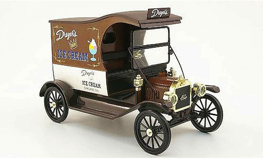 Ford Model T Van 1/18 Eagle delivery dreyer's ice cream miniature