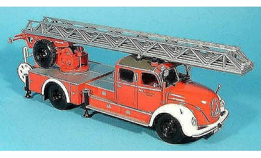 Magirus DL 30 S 6500 1/43 Minichamps pompier Leiterwagen rouge blanche 1955 miniature