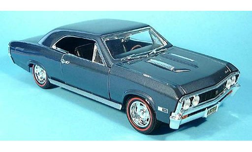 Chevrolet Chevelle SS 1/18 Motormax 1967 SS396 bleue miniature