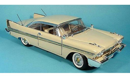 Plymouth Fury Base 1/18 Motormax beige 1958 miniature