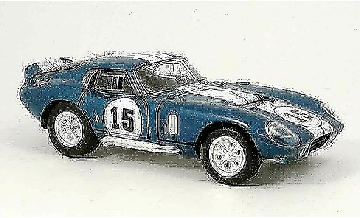 Shelby Daytona Coupe Base 1/18 Yat Ming bleu 1965 miniature