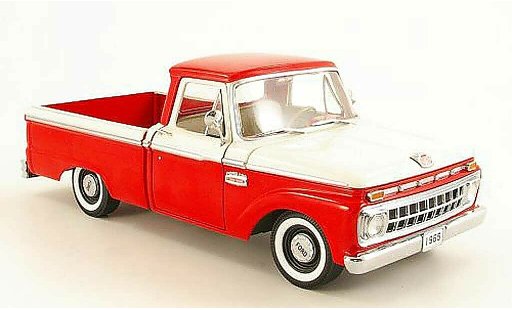 Ford F-100 Pickup 1/18 Sun Star F 100 rouge/blanche 1965 miniature