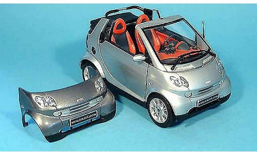 Smart Cabriolet Base 1/18 Kyosho grise (bodypanel grise) miniature