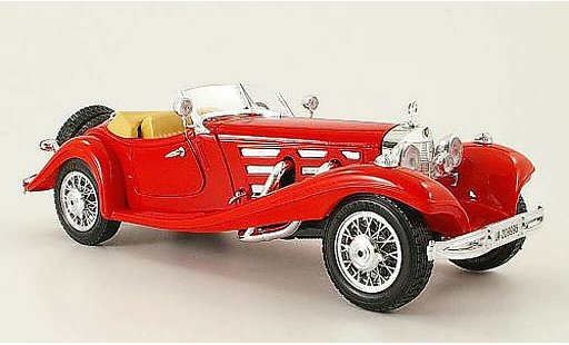 Mercedes 500 Roadster 1/18 Burago rouge (1:20) 1936 miniature