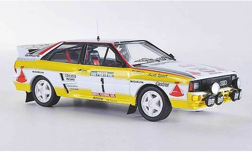 Audi Quattro rallye 1/43 Trofeu No.1Team HB H.Mikkola / A.Hertz de Portugal 1984 miniature