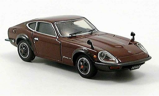 Nissan 240 ZG 1/43 Ebbro Datsun Fairlady marron miniature