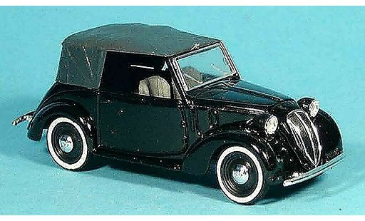 Fiat 1100 508C 1/43 Brumm Cabriolet (508 C) noire miniature