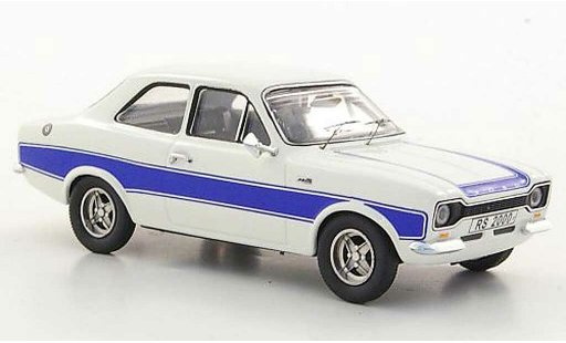 Ford Escort RS 2000 1/43 Trofeu MkI blanche/bleu RHD miniature
