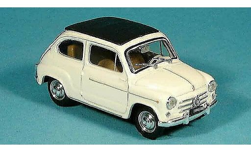 Fiat 600 D 1/43 Brumm ferm&Atilde;&copy; creme 1960 miniature