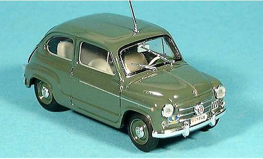 Fiat 600 D 1/43 Brumm police Zivilstreife 1960 miniature