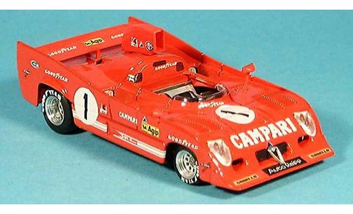 Alfa Romeo 33.3 tt12 1/43 Brumm 1975 tt 12 no.1 merzario ickx zweiter 1000 km spa 1975 miniature