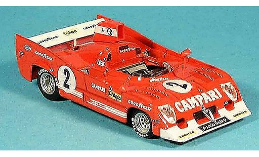 Alfa Romeo 33.3 tt12 1/43 Brumm 1975 tt 12 no.2 pescarolo bell vainqueur 1000 km spa miniature