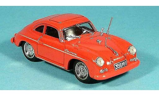 Porsche 356 1952 1/43 Brumm Coupe Carrera rouge miniature