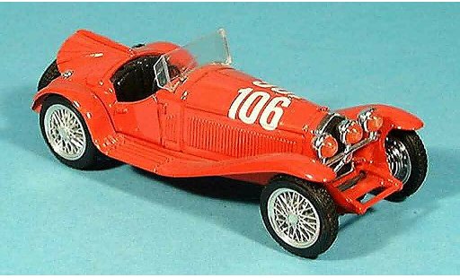 Alfa Romeo 2300 mille miglia 1/43 Brumm no.106 rouge hp 142 1932 miniature
