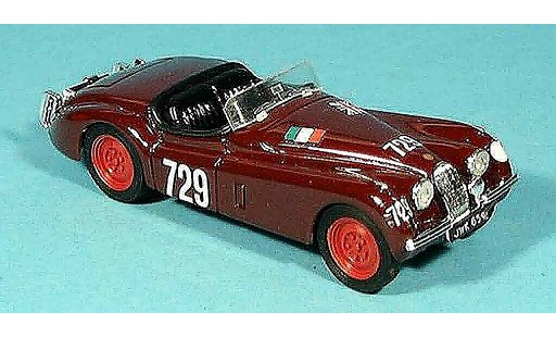 Jaguar XK 120 1/43 Brumm mille miglia 1950 miniature
