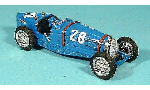 Bugatti Type 59 grand prix 1/43 Brumm G.P. Monaco 1933 miniature