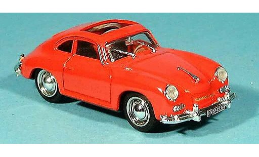 Porsche 356 1952 1/43 Brumm Coupe rouge geoffnetes Schiebetoit miniature