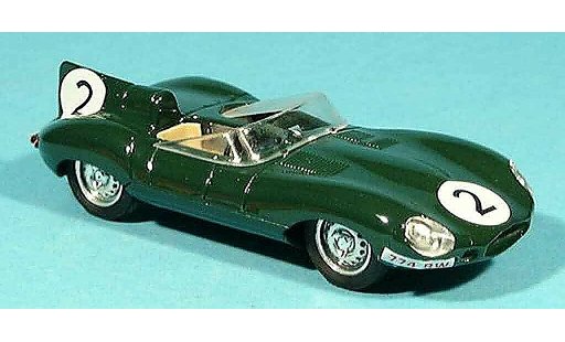 Jaguar D-Type 1956 1/43 Brumm le mans no. 2 paul frere miniature