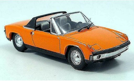 Porsche 914 Base 1/43 Solido Targa orange 1969 miniature
