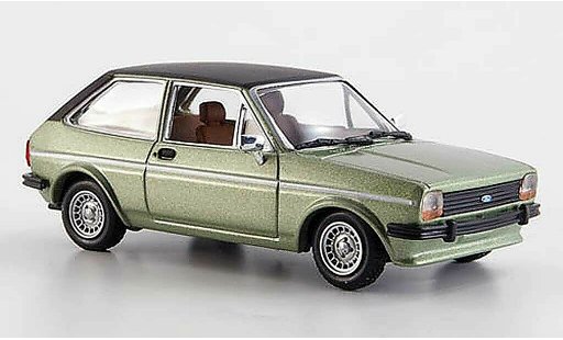Ford Fiesta MKI 1/43 Solido lindverte/noire 1978 miniature