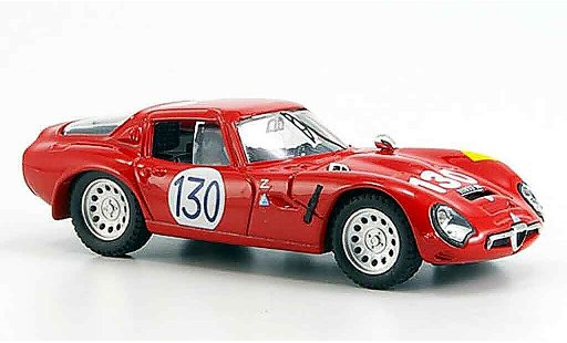 Alfa Romeo Giulia TZ2 1/43 Best no.130 bianchi bussinello targa florio 1966 miniature