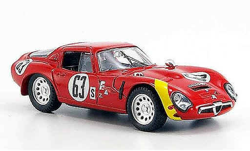 Alfa Romeo Giulia TZ2 1/43 Best no.63 geki andrey 12h sebring 1966 miniature